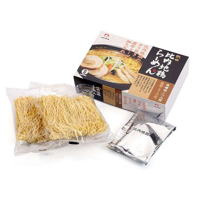 八郎めん 【乾燥】秋田比内地鶏らーめん味噌味 2食箱 | ブランド登録なし