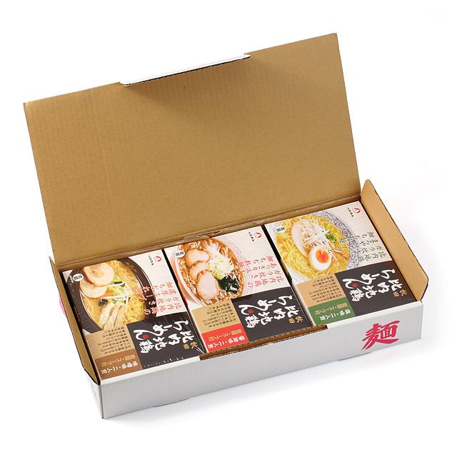 八郎めん 【乾燥】秋田比内地鶏らーめん(醤油・味噌・塩) 各2食箱 | ブランド登録なし | 01