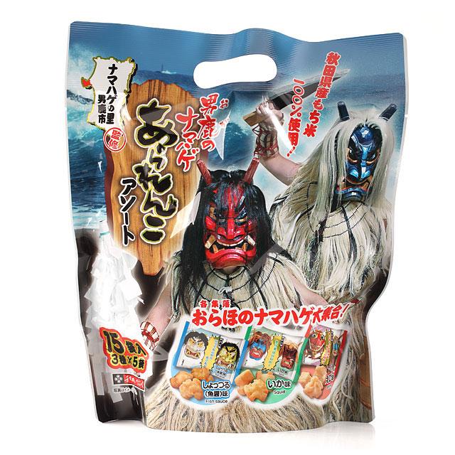 なまはげ館 秋田いなふく米菓 男鹿のナマハゲあられんこアソート | ブランド登録なし | 01