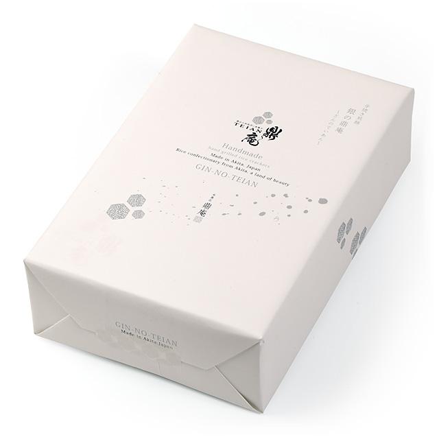 鼎家 手焼き煎餅 銀の鼎庵(ぎんのていあん) 10枚入 ギフト箱 | ブランド登録なし