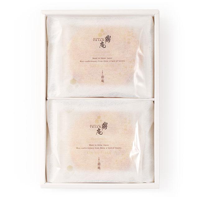 鼎家 手焼き煎餅 金の鼎庵(きんのていあん) 10枚入 ギフト箱 | ブランド登録なし | 01