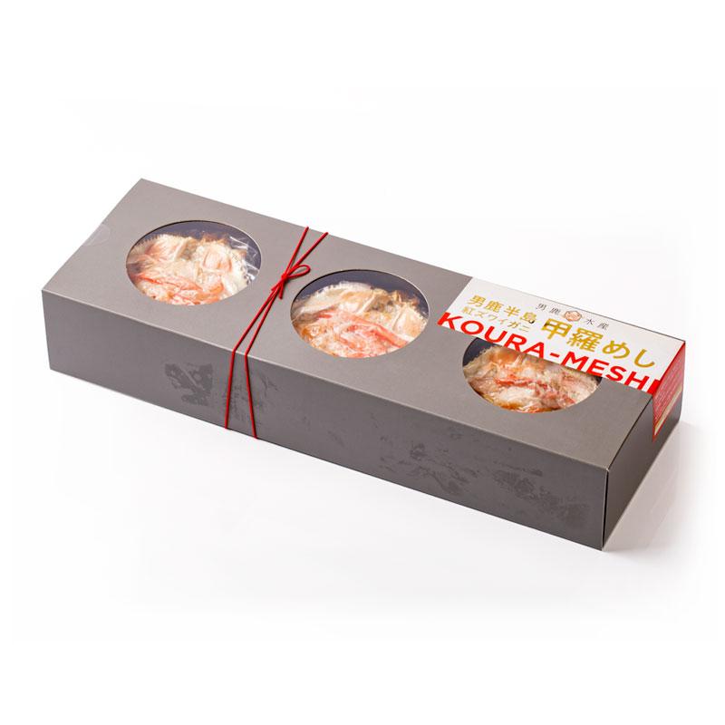 男鹿水産 男鹿半島 紅ズワイガニ 甲羅めし 3個セット | ブランド登録なし | 02