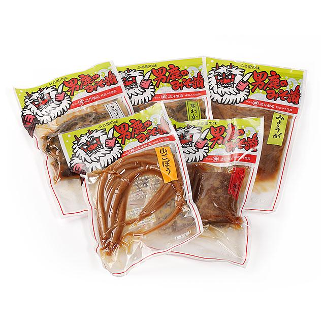 諸井醸造 男鹿のみそ漬5点セット | ブランド登録なし