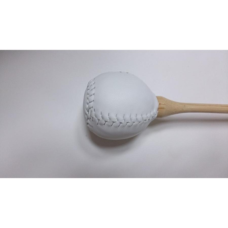 （株）小笠原謹製　圓龍寺全籐倍9号　木魚バイ　木魚バチ　【本革・手縫い】_1