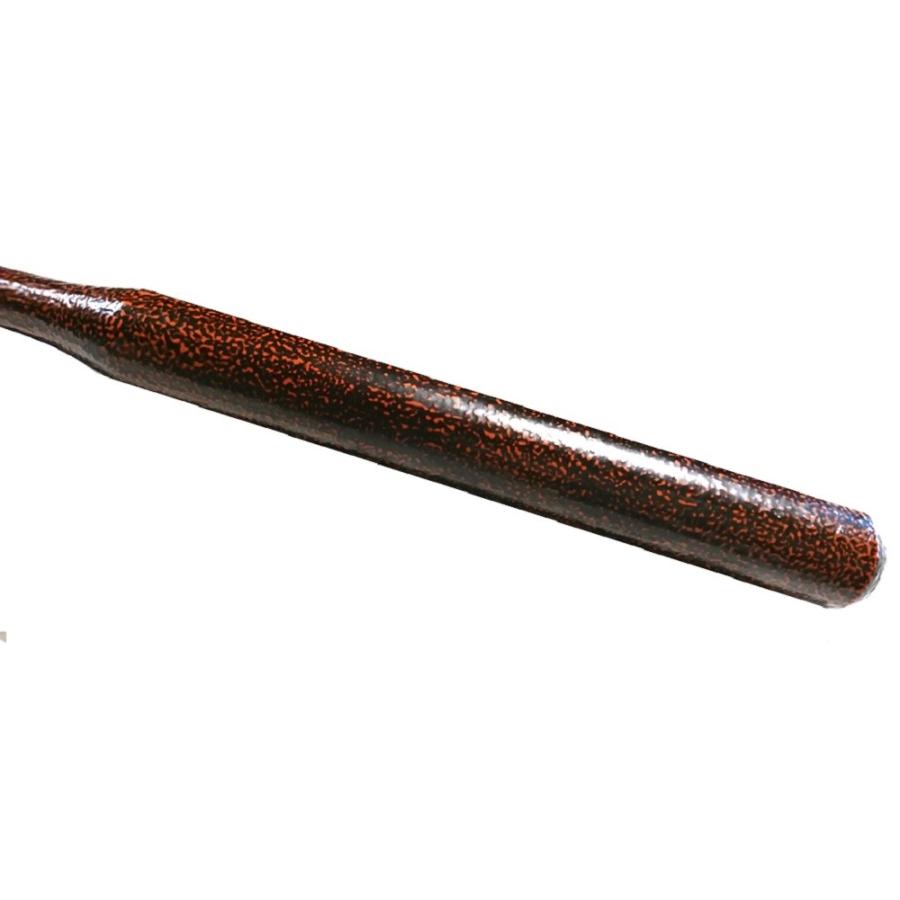 石目堆漆塗全籐倍13号（朱に黒）　（木魚バイ　木魚バチ）/受注生産商品_1