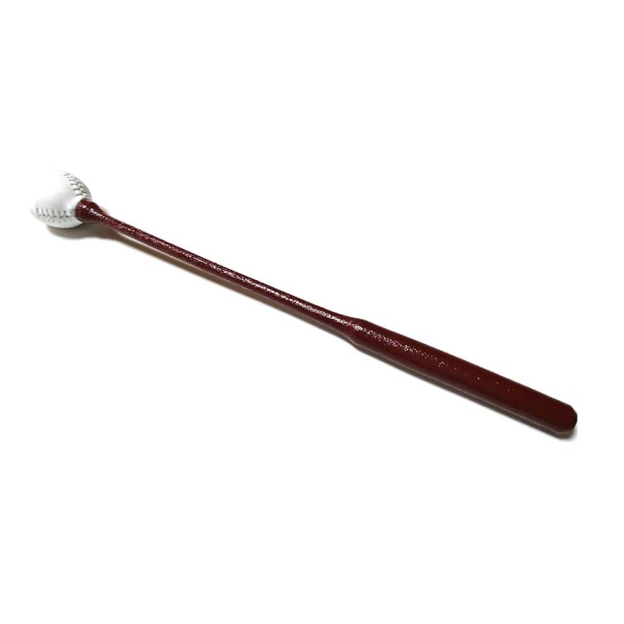 石目堆漆塗全籐倍5号（朱）　（木魚バイ　木魚バチ）/受注生産商品