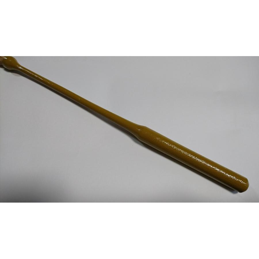 石目堆漆塗全籐倍7号（黄）　（木魚バイ　木魚バチ）/受注生産商品