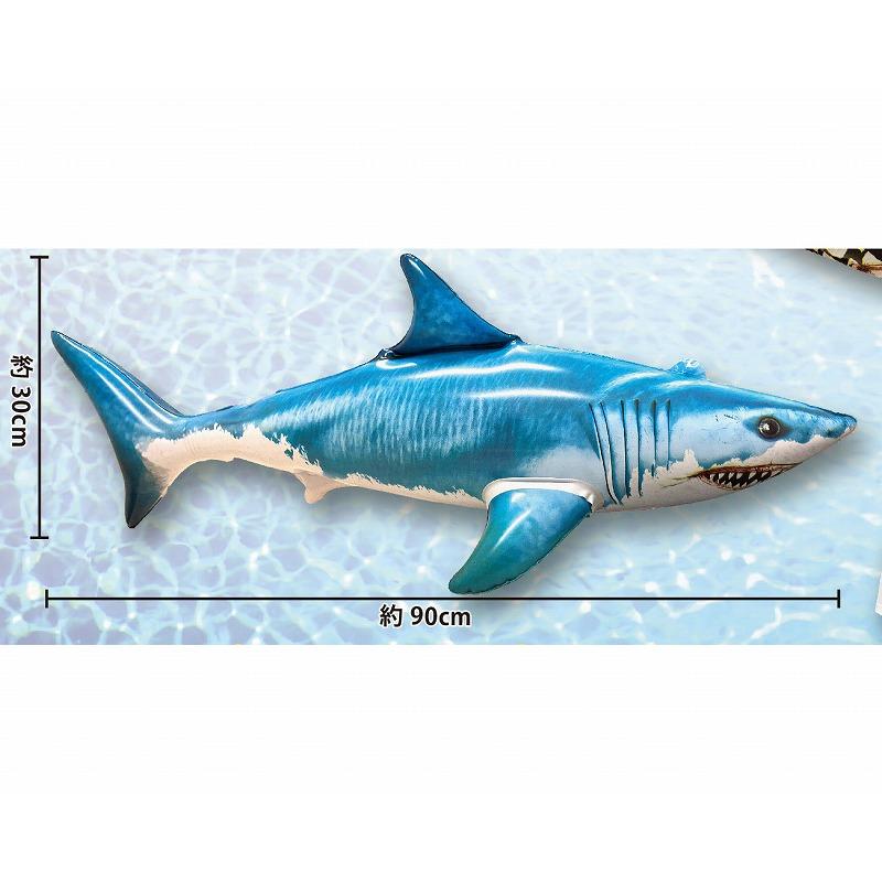 ギラギラ爺夏　サメのキャラクター ビニール装飾品 約高さ120cm×幅150cm ビニール玩具 サメBIG 12個セット : お祭りおもちゃ卸売り問屋小川