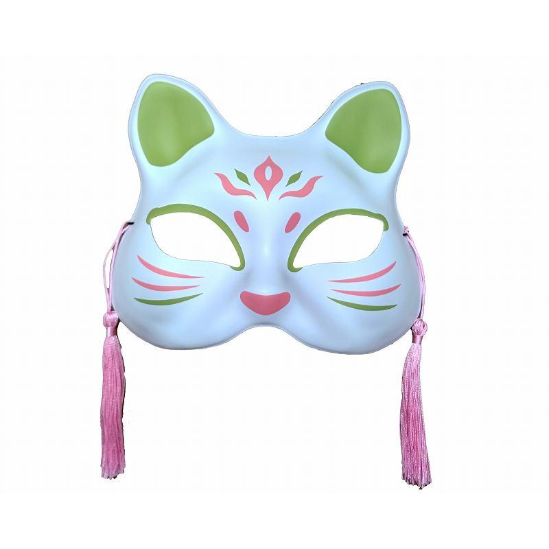 お面 猫面 桃菓 6枚セット : お祭りおもちゃ卸売り問屋小川ゴム - 通販