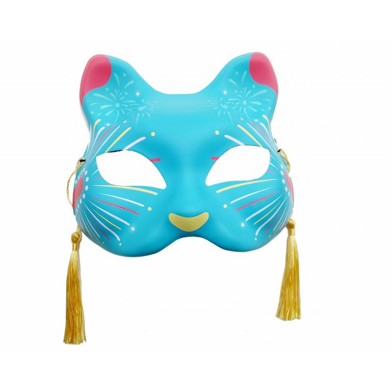 お祭り♡うさぎちゃん♡猫お面 お面 猫面 ラブ 6枚セット （ねこめん・ねこ面・ネコめん） : お祭り