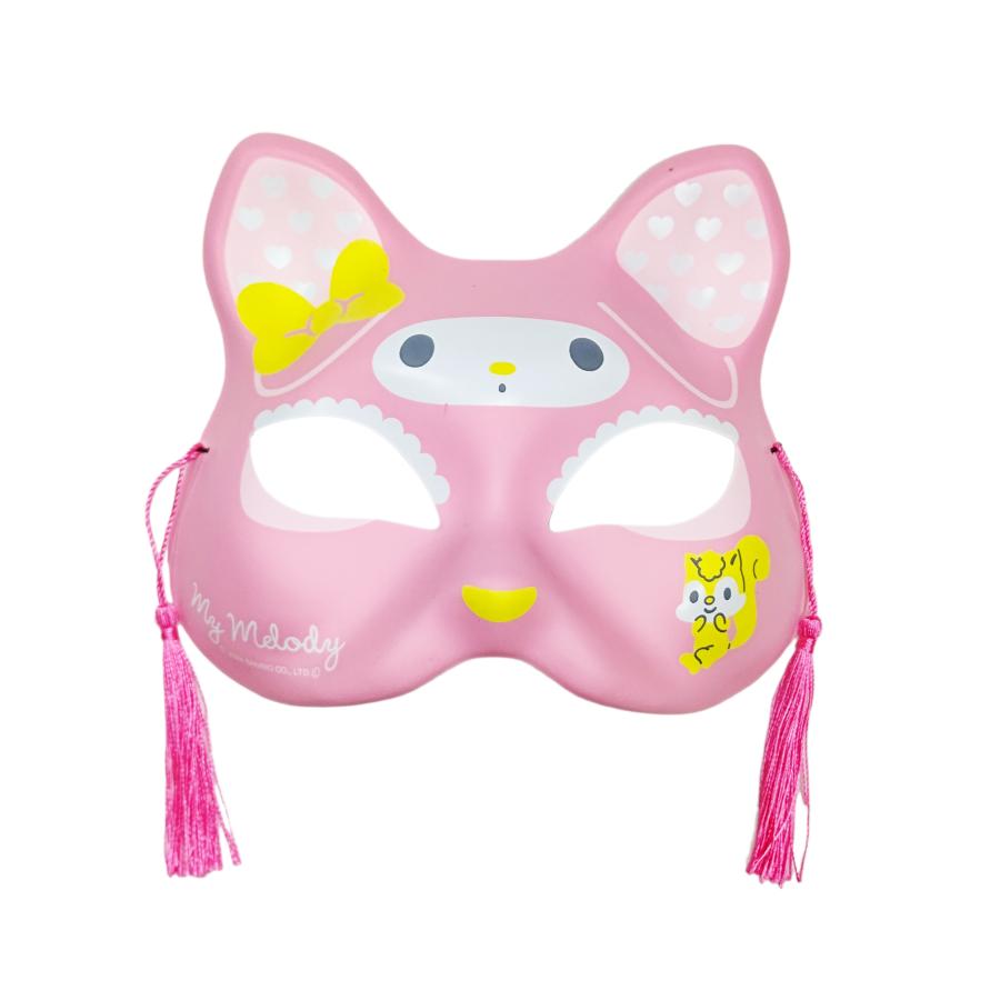 お面 サンリオ猫面 マイメロディ 6枚セット ねこめん・ネコ面 : お祭り