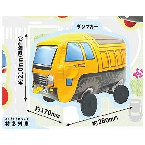 ビニール玩具 おさんぽはたらくくるま 6個入 : お祭りおもちゃ卸売り