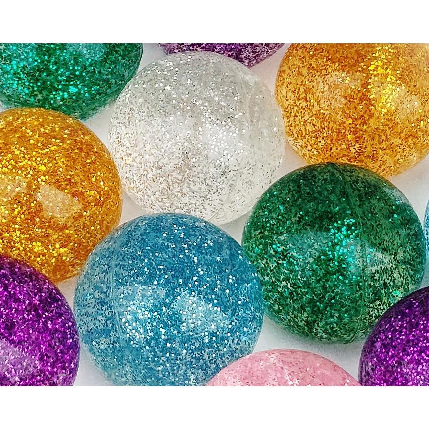 スーパーボール 45ミリ ゴージャスラメ 25個入 : お祭りおもちゃ