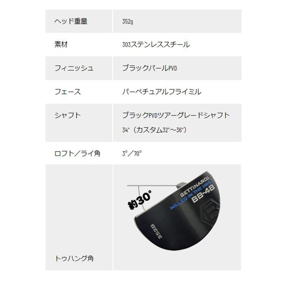BETTINARDI（ベティナルディ） BBシリーズ BB48 パター 34インチ 2024