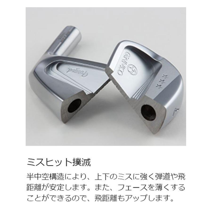 イオンスポーツ GINNICO CB+ アイアンセット #6-#PW 5本 N.S.PRO 950GH NEO 装着モデル 右利き メーカー組み立ての画像