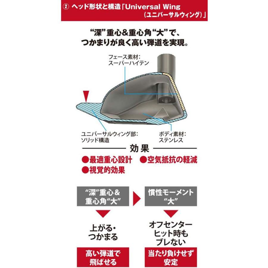 キャスコ ユーティリティ UFO Speed by POWER TORNADO ファルコンシャフト 日本正規品 ユーフォー スピード パワートルネード｜ogawagolf｜04