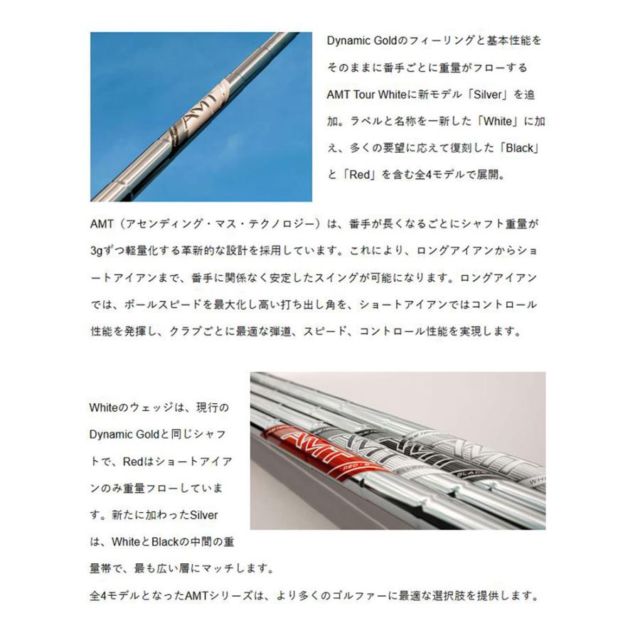 UT用 トゥルーテンパー AMT シルバー コブラ(2025年モデル以降) ユーティリティ用 スリーブ付シャフト カスタムシャフト 互換スリーブ SILVERの画像