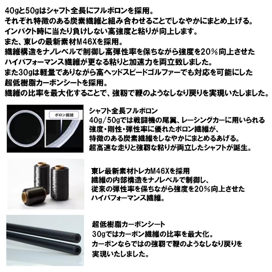 ムジーク バンブー プレミアム スリクソン(2024年モデル以降)用 スリーブ付シャフト ドライバー用 カスタムシャフト 互換スリーブ muziik BANGVOO Premiumの画像