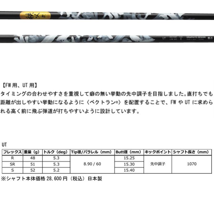 UT専用 グラファイトデザイン 秩父 弐 UT キャロウェイ(旧タイプ) ユーティリティ用 スリーブ付シャフト 互換スリーブ ちちぶ セカンド_2
