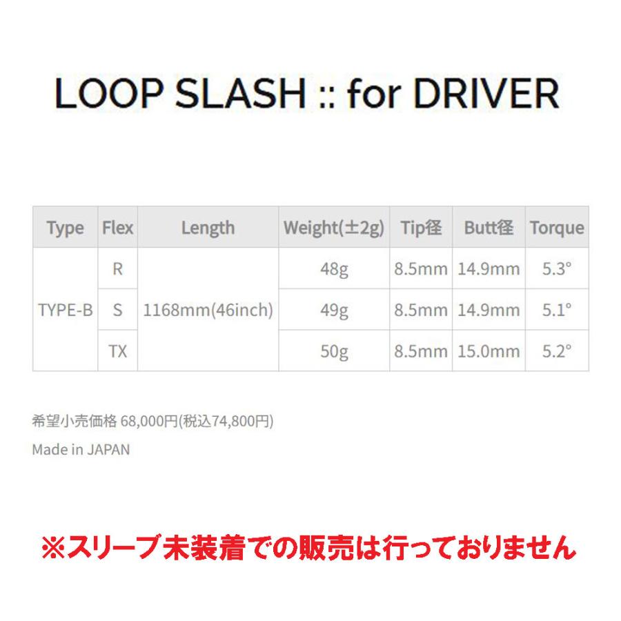 シンカグラファイト ループ スラッシュ フォー タイプB テーラーメイド