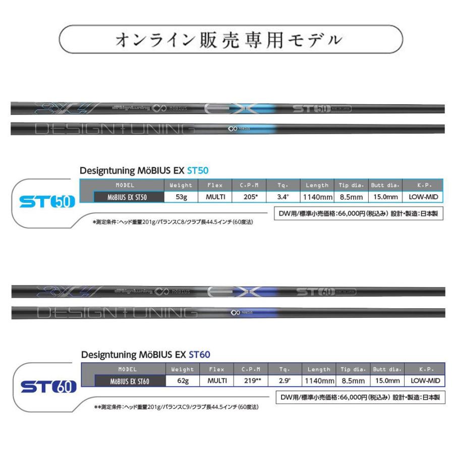 デザインチューニング メビウス EX ST タイトリスト用 スリーブ付