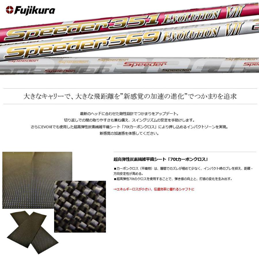 フジクラ スピーダー エボリューション7 ミズノ STシリーズ用 スリーブ  