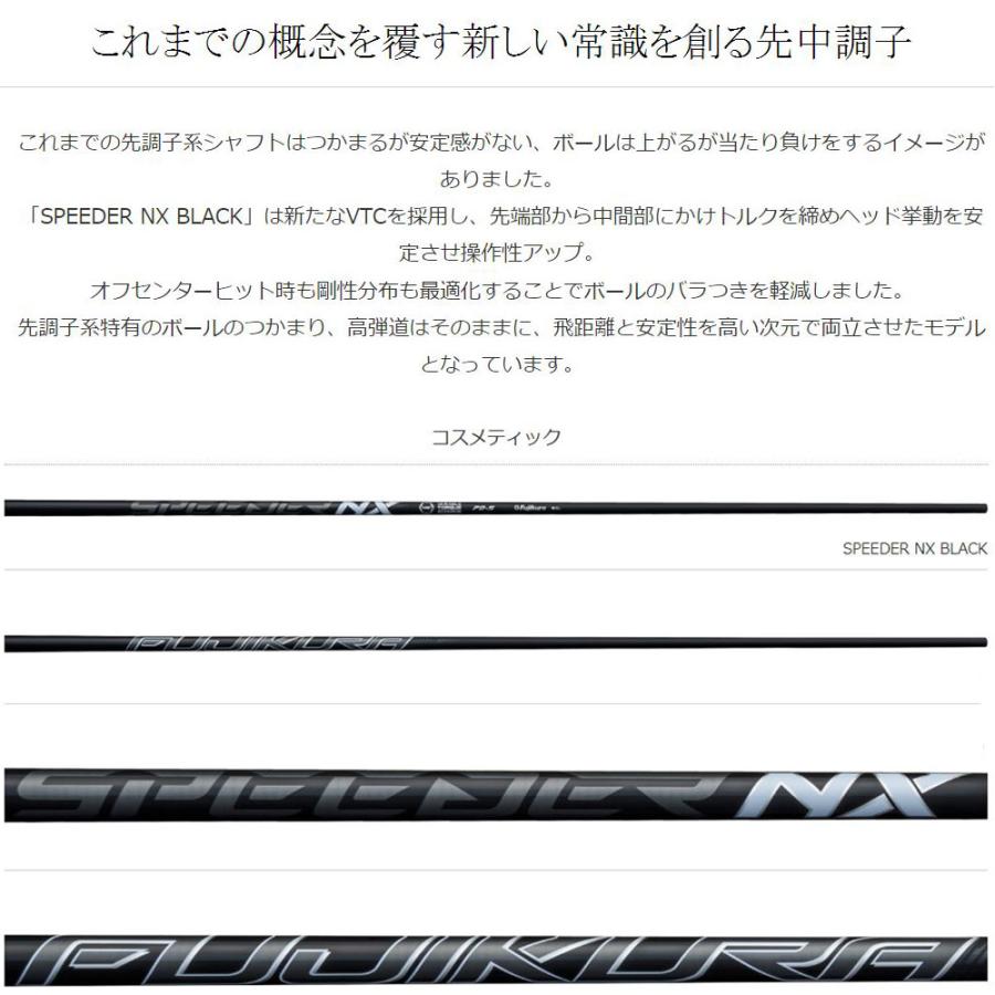 SPEEDER（フジクラシャフト） FW用 フジクラ スピーダー NX ブラック