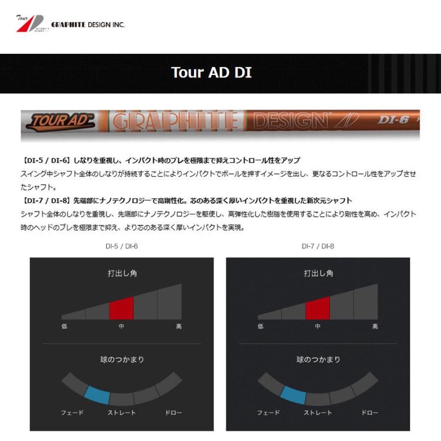 FW用 グラファイトデザイン ツアーAD DI テーラーメイド用 スリーブ付  