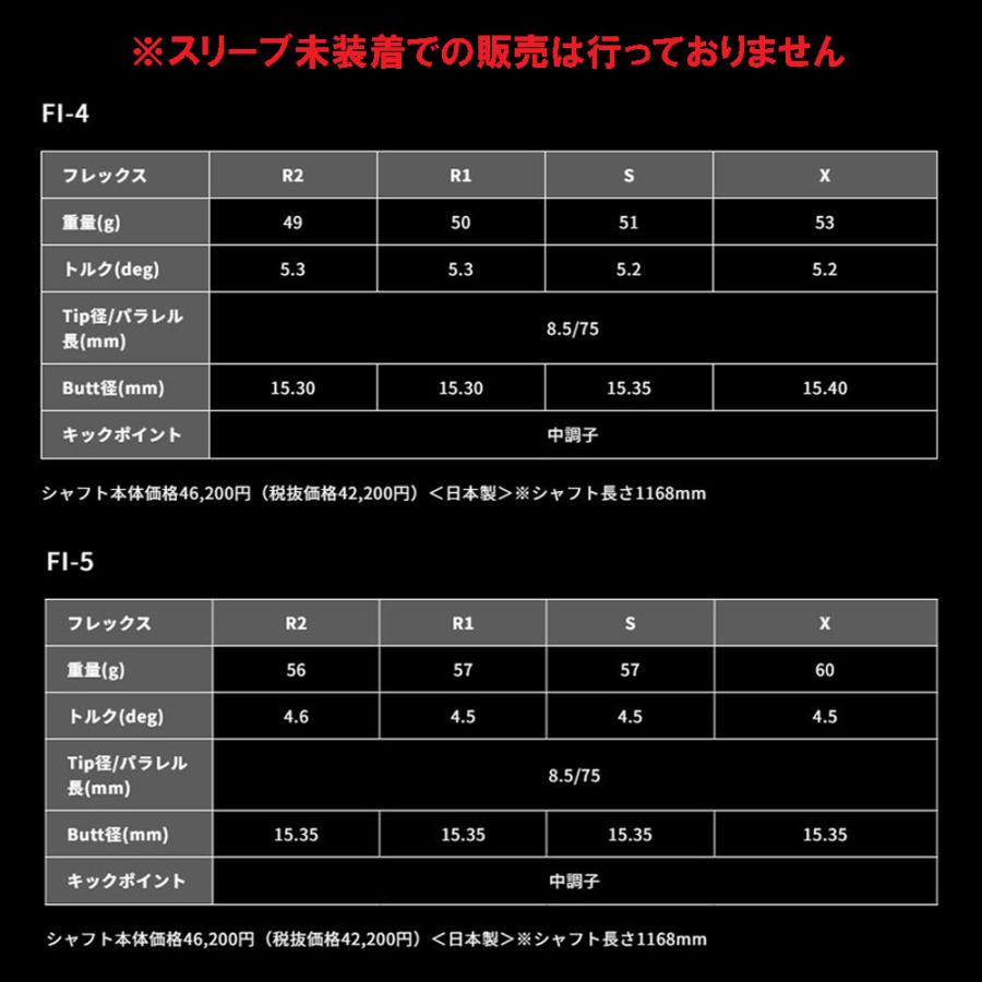 TOUR AD FW用 グラファイトデザイン ツアーAD FI スリクソン