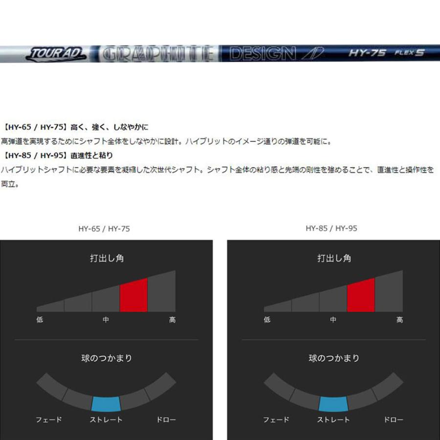 TOUR AD UT用 グラファイトデザイン ツアーAD HY キャロウェイ TOUR AD UT用 グラファイトデザイン ツアーAD HY キャロウェイ