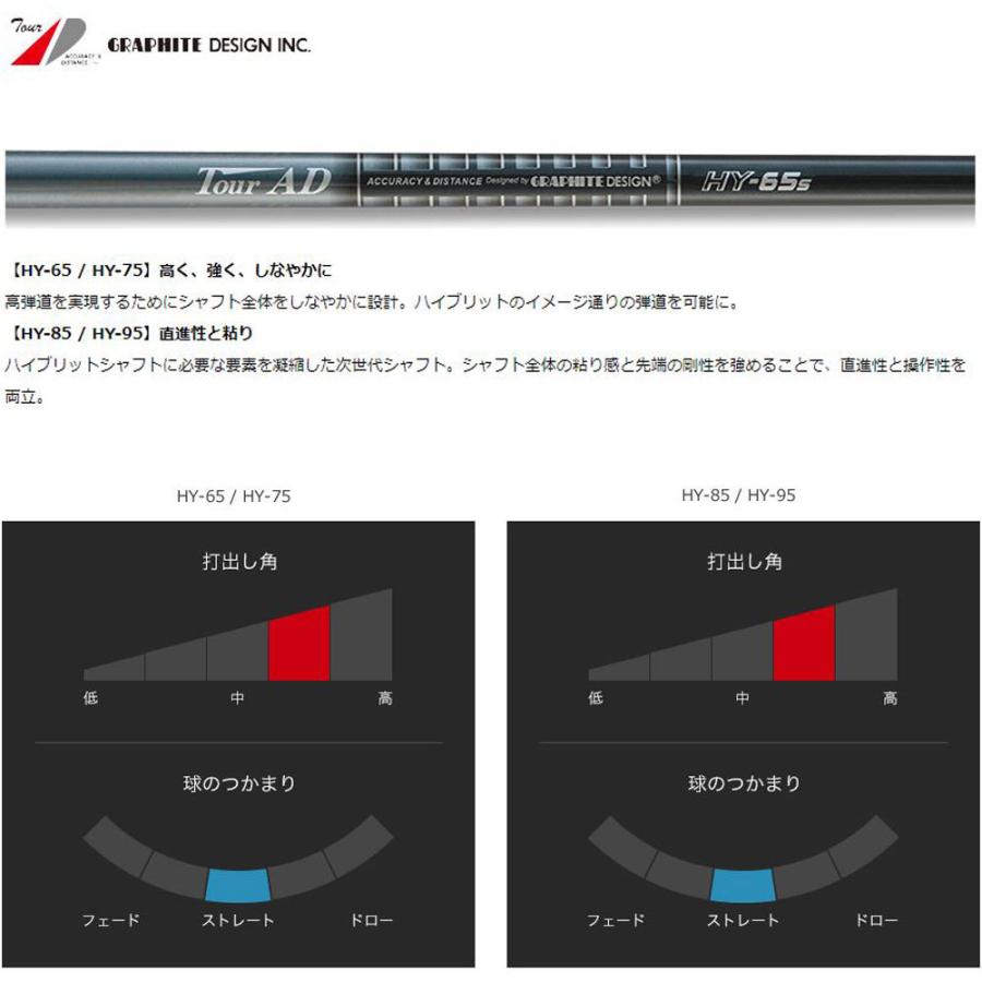 いいスタイル UT用 スリーブ付 グラファイトデザイン ツアーAD HY いいスタイル UT用 スリーブ付 グラファイトデザイン ツアーAD HY