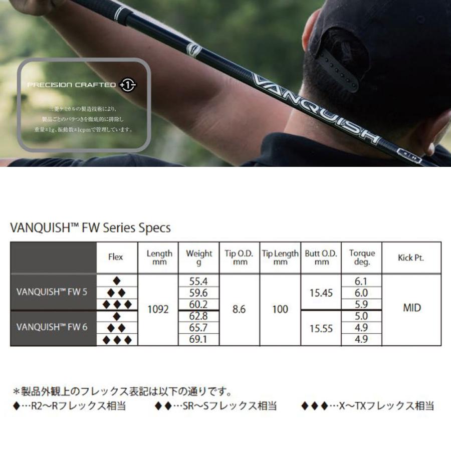 FW専用 三菱ケミカル VANQUISH FW キャロウェイ(旧タイプ