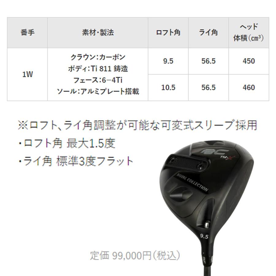 ROYAL COLLECTION ロイヤルコレクション TM-X ドライバー テンセイ 