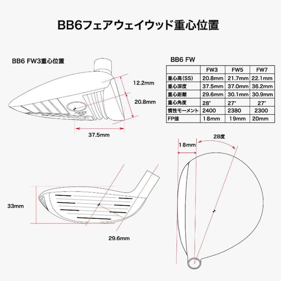 プログレス BB6 フェアウェイウッド ディアマナ TB Progress Diamana TB オリジナルカスタムクラブ_4