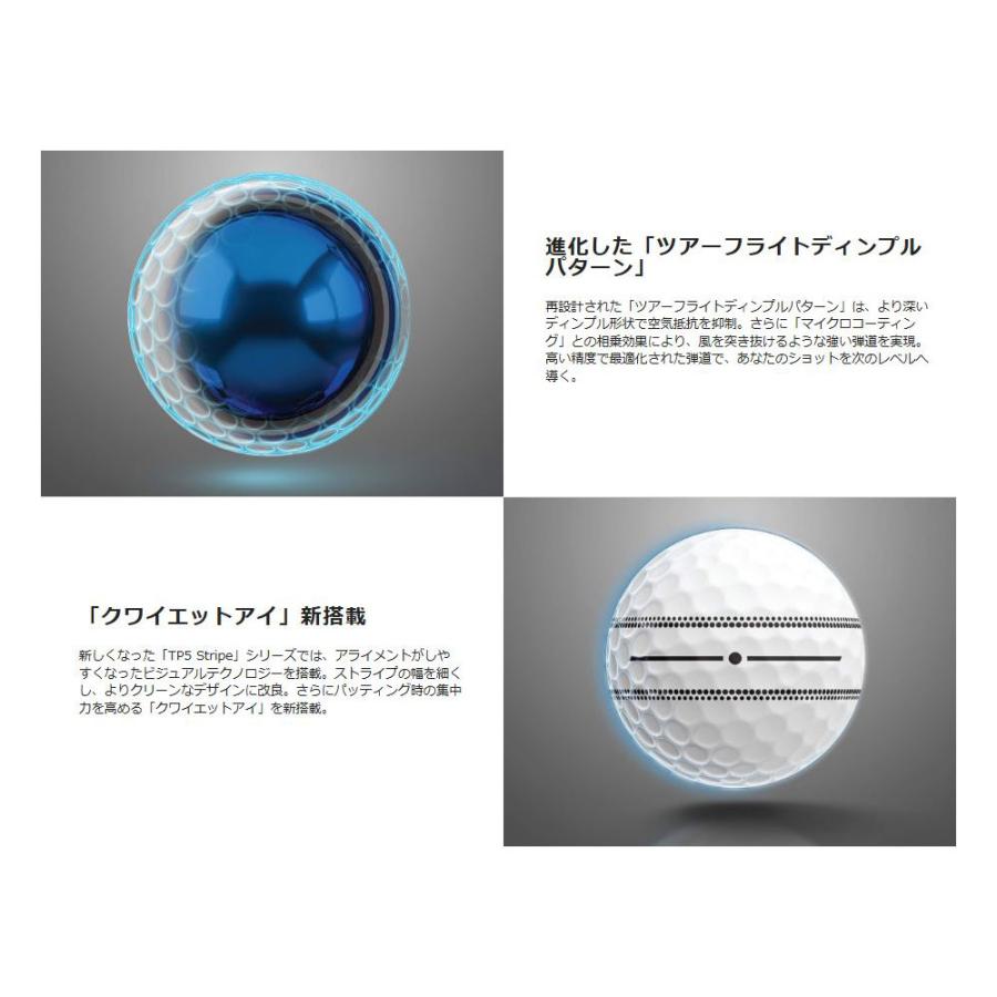 TP5 テーラーメイド ストライプ ゴルフボール 2026年モデル 1ダース 12