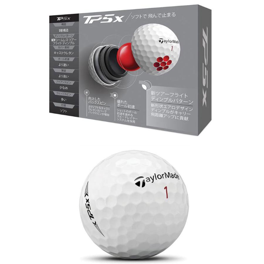 テーラーメイド TP5x ゴルフボール 1ダース 12球入り 日本正規品 2021年モデル :TM-TP5X-2021:OGAWAGOLF - 通販  - Yahoo!ショッピング