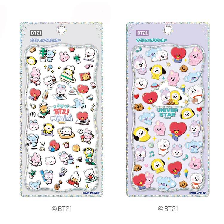 カミオジャパン 【送料無料】 【BT21 プチドロップステッカー】【正規