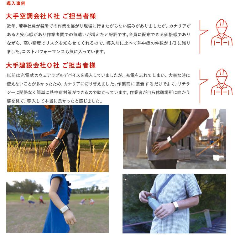 3個セット 熱中対策ウォッチ カナリア Plus 2025年モデル 最新