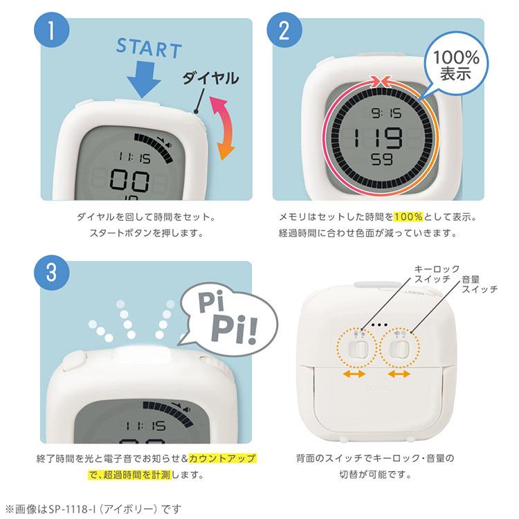 SONiC ソニック 時っ感タイマー ペースメイク トキサポ SP-1118 SONiC ソニック 時っ感タイマー ペースメイク トキサポ SP-1118