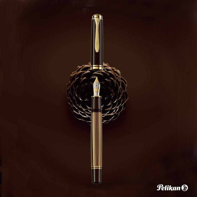 Pelikan 限定品 ペリカン スーベレーンM800 ブラウンブラック : 印鑑