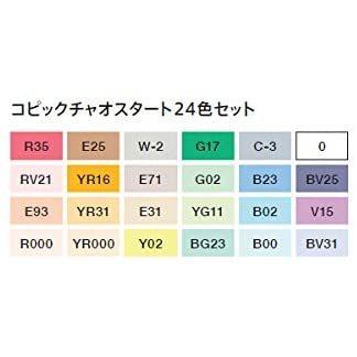 コピックチャオ スタート 24色セット : 印鑑・シヤチハタ小川祥雲堂