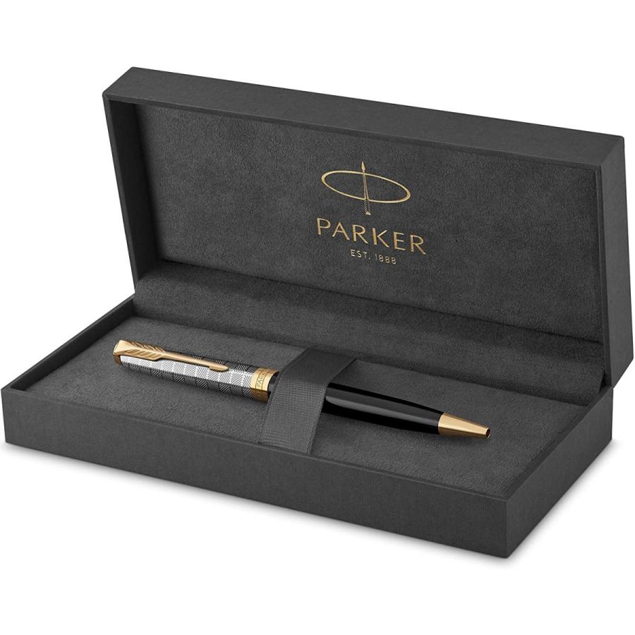 Parker パーカー ソネットプレミアム メタル&グレイ ボールペン