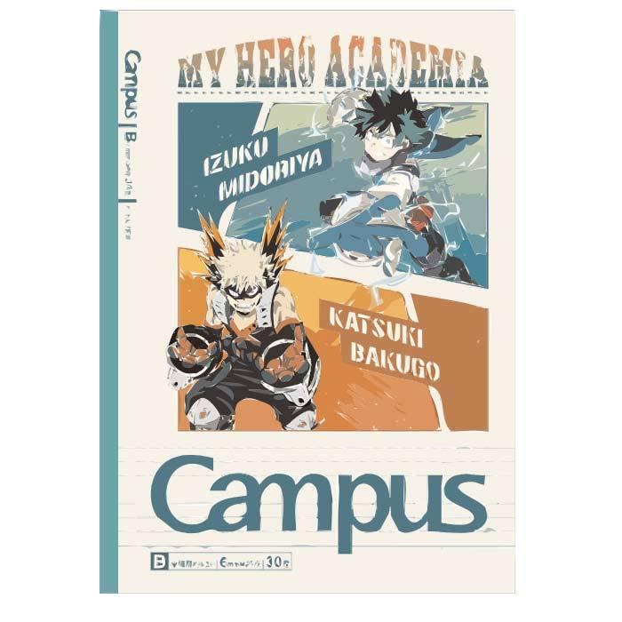 僕のヒーローアカデミア　ヒロアカ　ノート　campus キャンパスノート 僕のヒーローアカデミア B罫 5冊パック