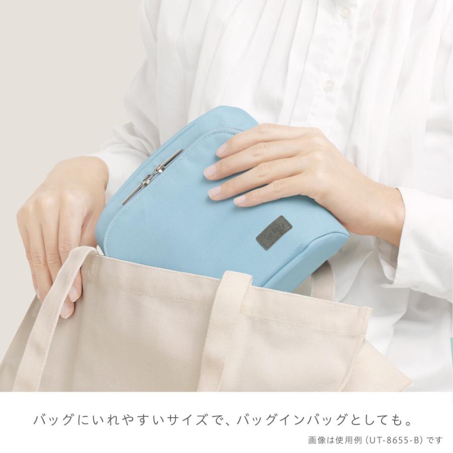 UT-8655 スマ・スタ ワイド アッシュ モバイル 立つバッグインバッグ