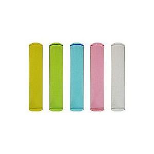 実印 カラー 印鑑 かわいい カラーグラス 12mm はんこ 銀行印 | ブランド登録なし