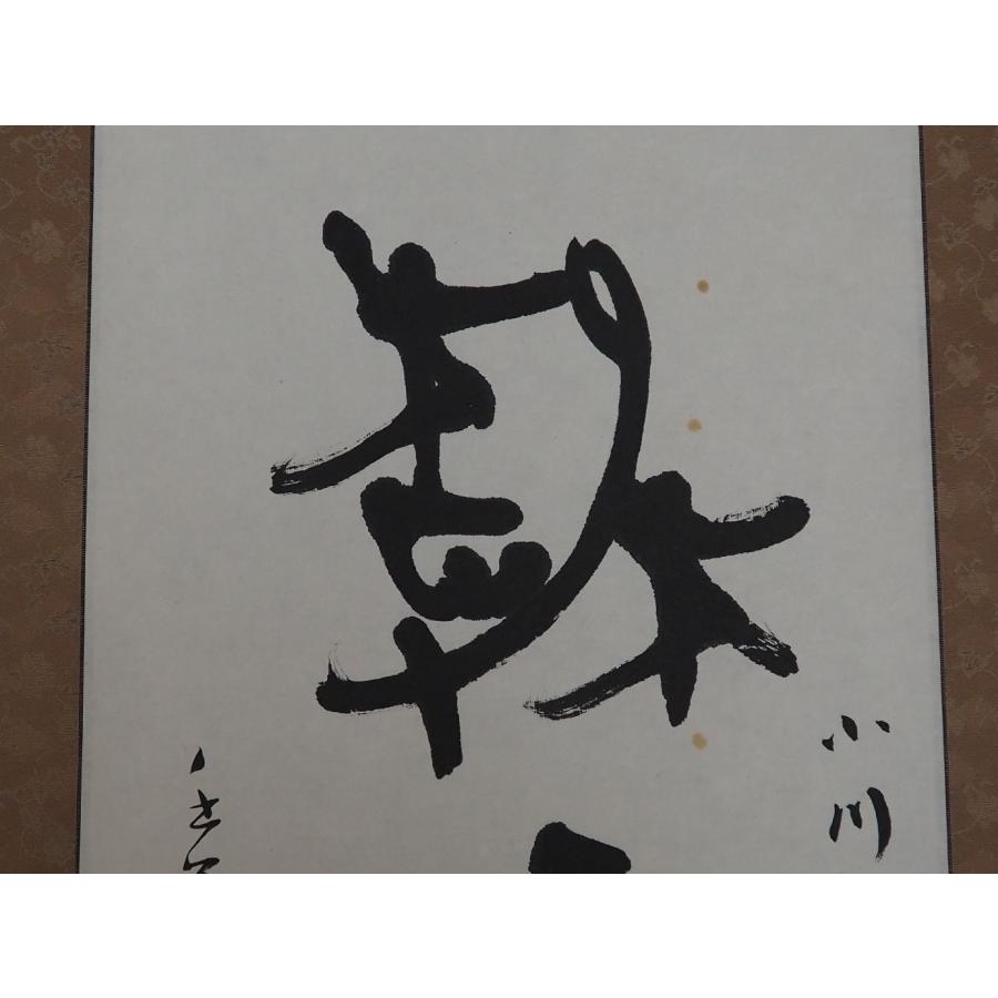 真作】 掛け軸 韓天雍 中国 【浙江甲骨文学協会会長】 ≪中国書画学院