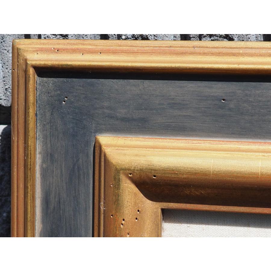 真作】 九鬼三郎 絵画 ≪器に柿≫ ○リアリズム 静物画 ◇古陶に花