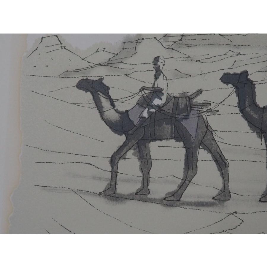 真作】 平山郁夫 ○本人サイン 絲綢之路 リトグラフ 絵画 限定300部