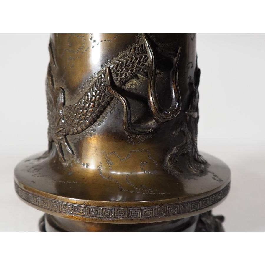 美術品・アンティーク・コレクション 骨董 桐箱入り 銅器 小壺