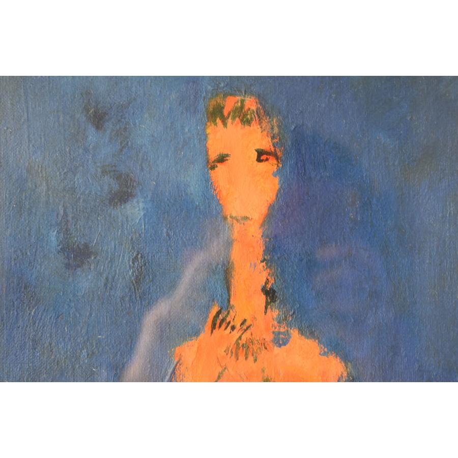 網谷義郎 絵画 油彩画 ≪ 女 ≫孤高の画家【名古屋フォルム画廊購入品